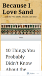 Mobile Screenshot of becauseilovesand.com