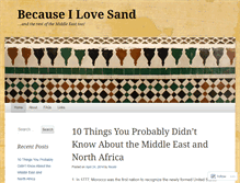 Tablet Screenshot of becauseilovesand.com